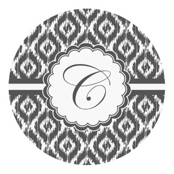 Ikat Round Decal - Large (Personalized)