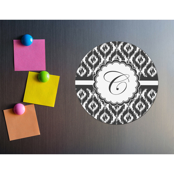 Ikat Round Fridge Magnet - LIFESTYLE