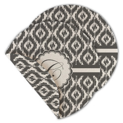 Ikat Round Linen Placemat - Double Sided - Set of 4 (Personalized)