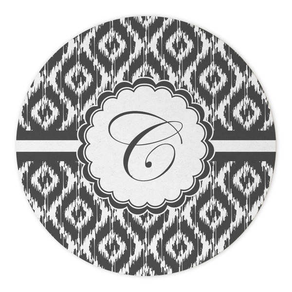 Ikat Round Paper Coaster - Approval