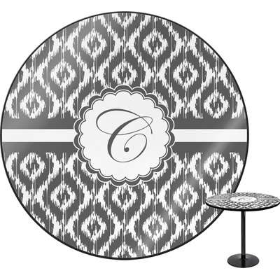 Ikat Round Table - 24" (Personalized)