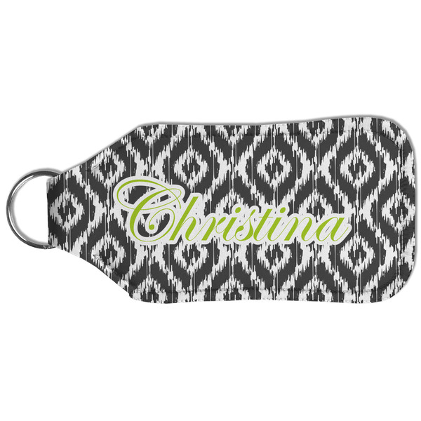 Ikat Sanitizer Holder Keychain - Large (Back)