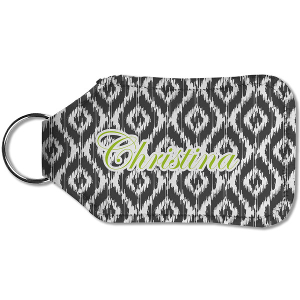 Ikat Sanitizer Holder Keychain - Small (Back)