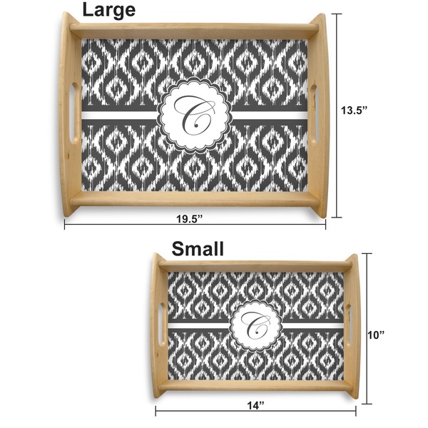 Ikat Serving Tray Wood Sizes