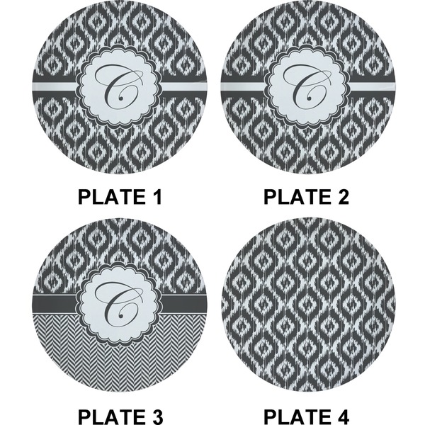 Ikat Set of Appetizer / Dessert Plates (Approval)