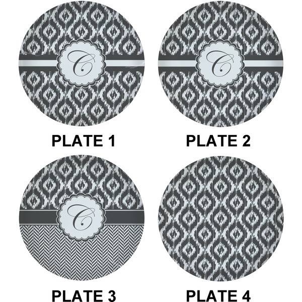 Ikat Set of Lunch / Dinner Plates (Approval)