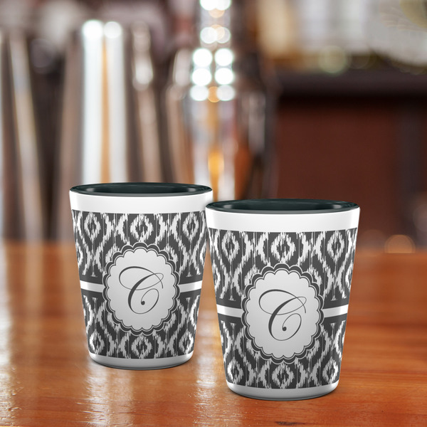 Ikat Shot Glass - Two Tone - LIFESTYLE