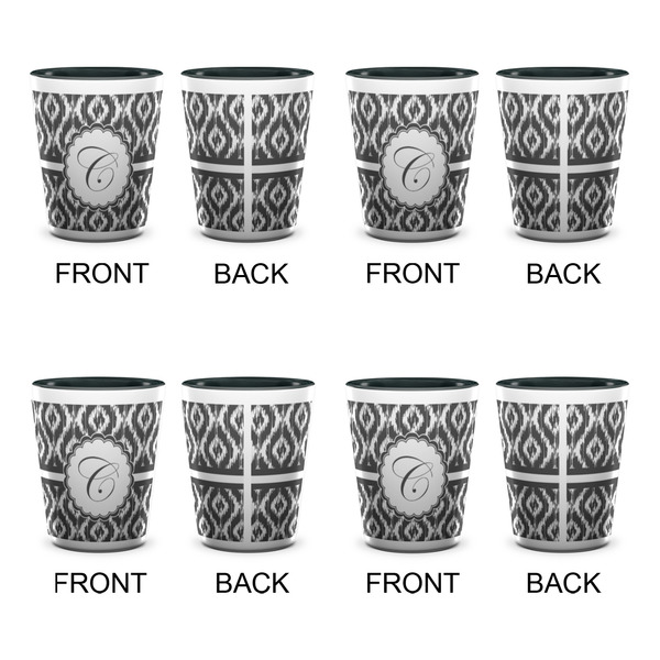 Ikat Shot Glassess - Two Tone - Set of 4 - APPROVAL