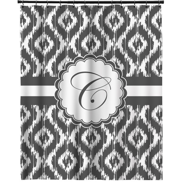 Custom Ikat Extra Long Shower Curtain - 70"x84" (Personalized)