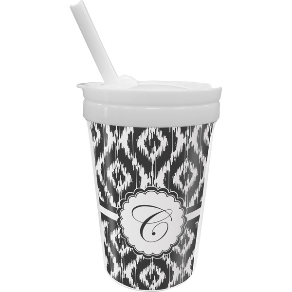 Custom Ikat Sippy Cup with Straw (Personalized)