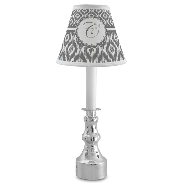 Ikat Small Chandelier Lamp - LIFESTYLE (on candle stick)