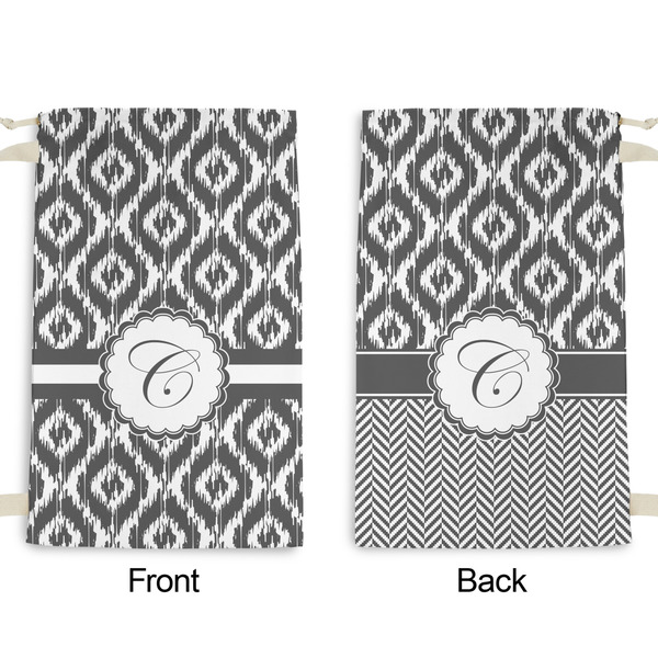 Ikat Small Laundry Bag - Front & Back View