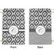Ikat Small Laundry Bag - Front & Back View