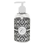 Ikat Plastic Soap / Lotion Dispenser (8 oz - Small - White) (Personalized)