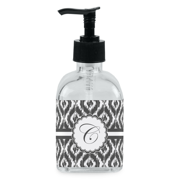 Custom Ikat Glass Soap & Lotion Bottle - Single Bottle (Personalized)