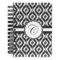 Ikat Spiral Notebook - 5x7 w/ Initial