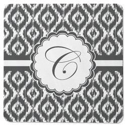 Ikat Square Rubber Backed Coaster (Personalized)