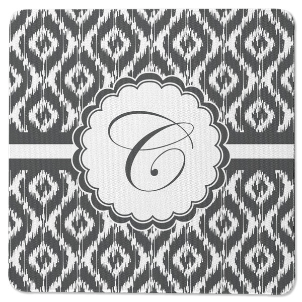 Ikat Square Coaster Rubber Back - Single