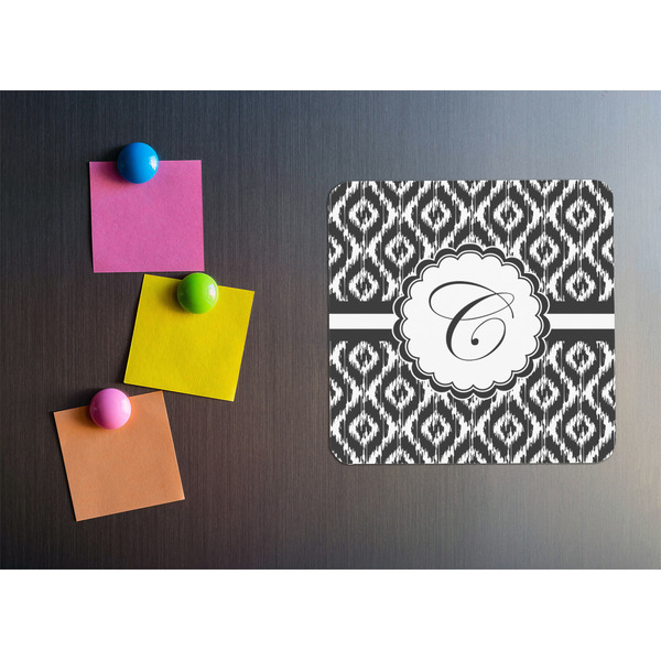 Ikat Square Fridge Magnet - LIFESTYLE