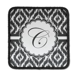 Ikat Iron On Square Patch w/ Initial