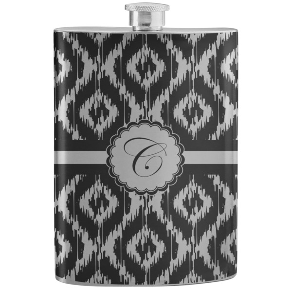 Custom Ikat Stainless Steel Flask (Personalized)