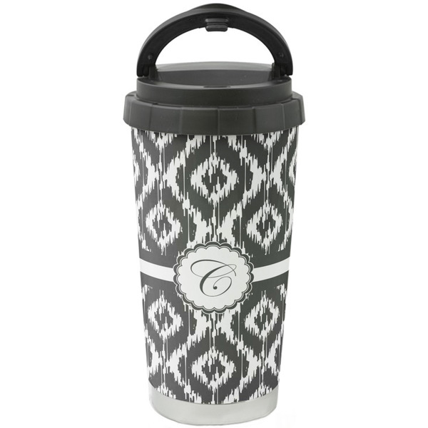 Custom Ikat Stainless Steel Coffee Tumbler (Personalized)