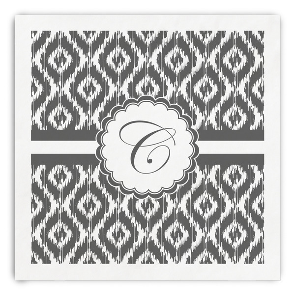 Custom Ikat Paper Dinner Napkins (Personalized)