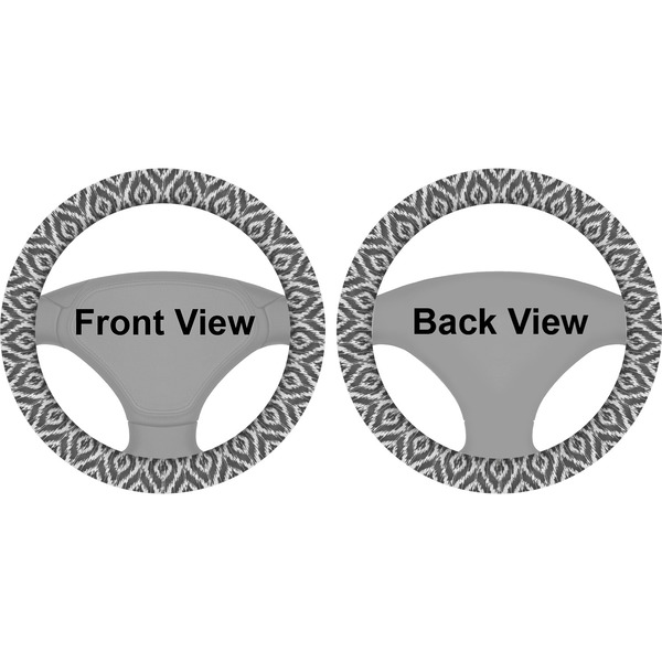 Ikat Steering Wheel Cover- Front and Back