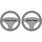 Ikat Steering Wheel Cover- Front and Back