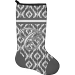 Ikat Holiday Stocking - Single-Sided - Neoprene (Personalized)