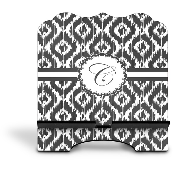 Ikat Stylized Tablet Stand - Front without iPad