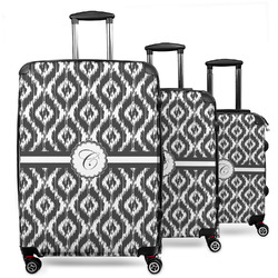 Ikat 3 Piece Luggage Set - 20" Carry On, 24" Medium Checked, 28" Large Checked (Personalized)