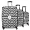 Ikat 3 Piece Luggage Set - 20" Carry On, 24" Medium Checked, 28" Large Checked (Personalized)