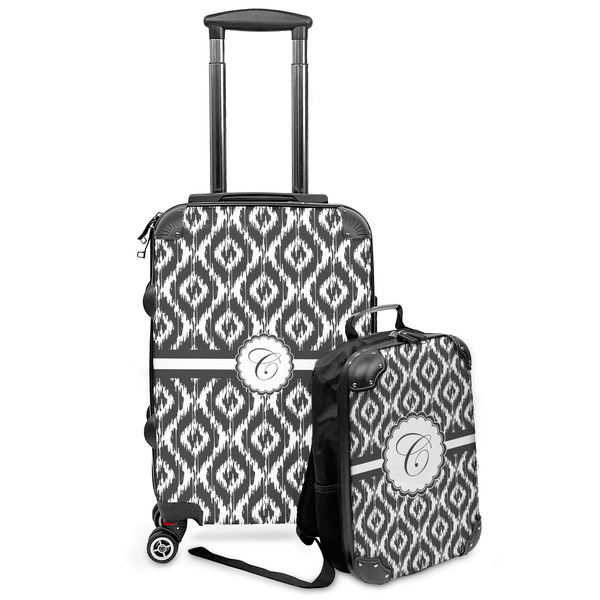 Custom Ikat Kids 2-Piece Luggage Set - Suitcase & Backpack (Personalized)