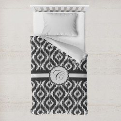 Ikat Toddler Duvet Cover w/ Initial