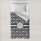 Ikat Toddler Duvet Cover w/ Initial