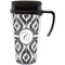 Ikat Acrylic Travel Mug with Handle (Personalized)