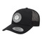 Ikat Trucker Hat - Black (Personalized)