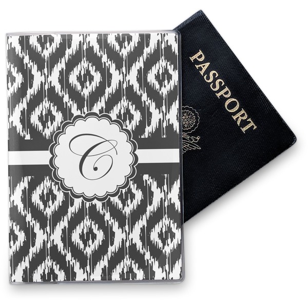 Custom Ikat Vinyl Passport Holder (Personalized)