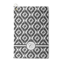 Ikat Waffle Weave Golf Towel (Personalized)