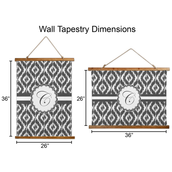 Ikat Wall Hanging Tapestries - Parent/Sizing
