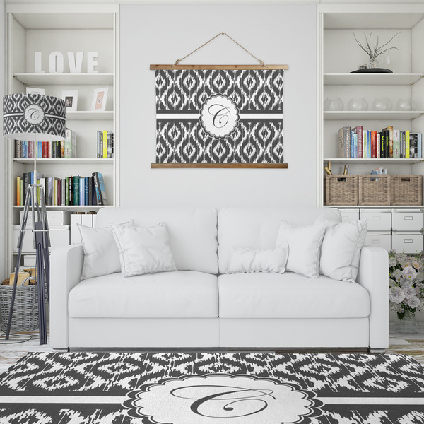 Ikat Wall Hanging Tapestry - IN CONTEXT