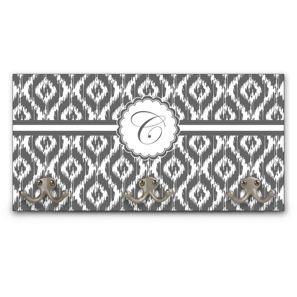 Custom Ikat Wall Mounted Coat Rack (Personalized)