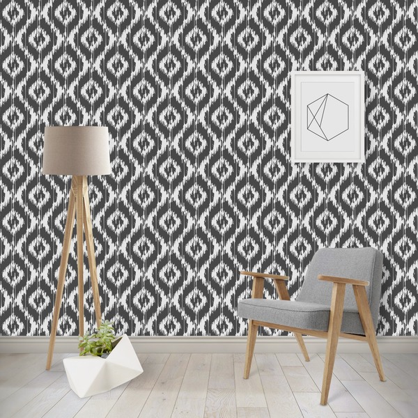Custom Ikat Wallpaper & Surface Covering