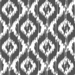 Ikat Wallpaper & Surface Covering (Peel & Stick 24"x 24" Sample)