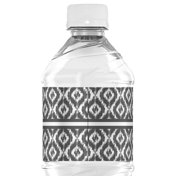Ikat Water Bottle Label - Back View
