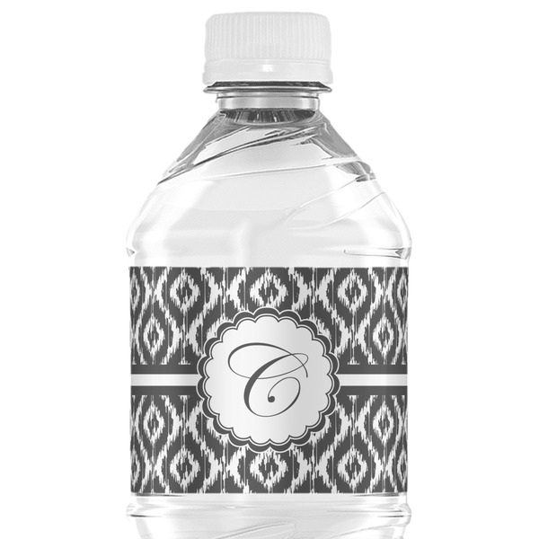 Custom Ikat Water Bottle Labels - Custom Sized (Personalized)