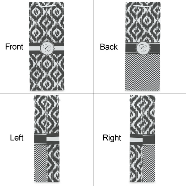 Ikat Wine Gift Bag - Matte - Approval