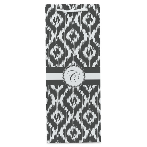 Ikat Wine Gift Bag - Matte - Front
