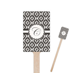 Ikat 6.25" Rectangle Wooden Stir Sticks - Single Sided (Personalized)